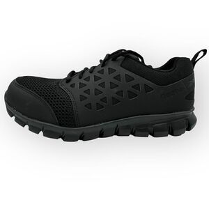 Reebok Sublite Cushion composite toe work shoes black RB4039 mens size 9w NWOB